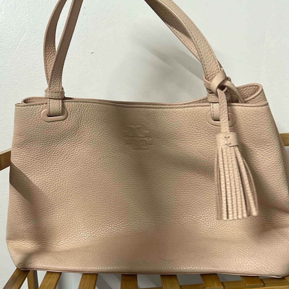 Tory Burch Pink Mcgraw Satchel Bag